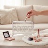 OHiZVZV 2-Piece Bride Makeup Case Set, Cosmetic Pouch & Toiletry