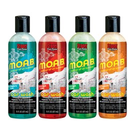 Stoner Car Care 99046 M.O.A.B. Car Wash Soap Kit – 4 Scents (Cherry, Blue Raspberry, Green Apple, Creamsicle), for Foam Cannons, Foam Guns & Buckets – 16 Fl Oz, Pack of 4