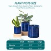 vancasso Ceramic Planters, Plant Pots for Indoor Plants, 6.25+8.25+10.25 Inch