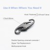 6 PCS Zipper Clip Theft Deterrents, Double Zipper Pull Replacements