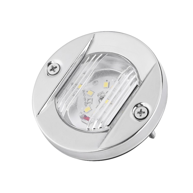 12V Marine Boat Transom White LED Stainless Steel Waterproof Anchor