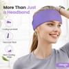 NEWGO Solid Gel Pack Head Brace Strap Grey Purple