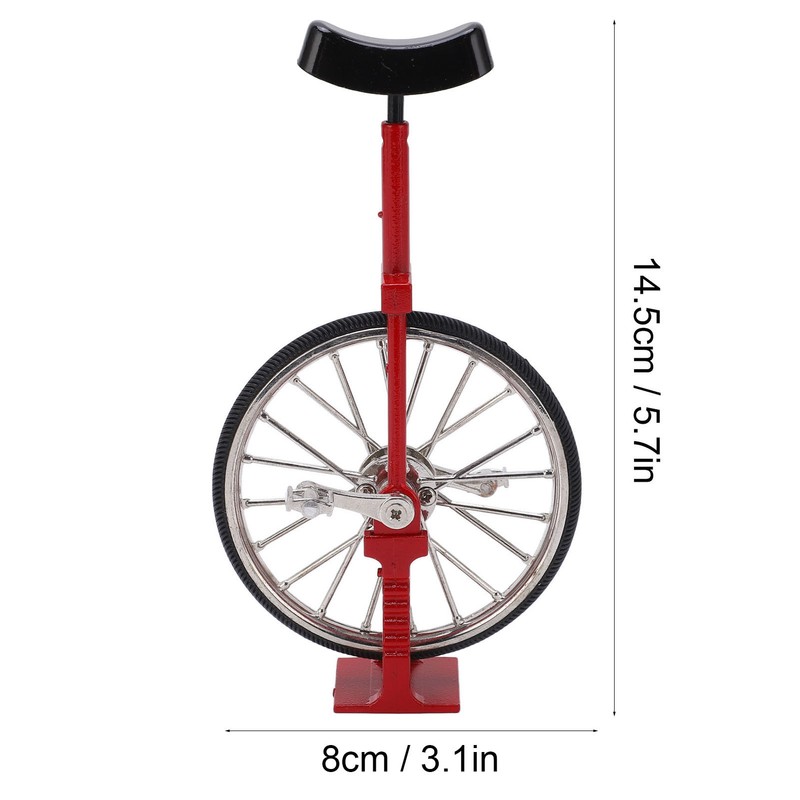 Unicycle Model Simulated Vivid Design Beautiful Exquisite Textured Alloy Mini