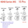 15Pcs 4040 Series T Sliding Nuts Hammer Nut Block Square