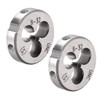 uxcell 8-32 UNC Round Die, Machine Thread Right Hand Threading