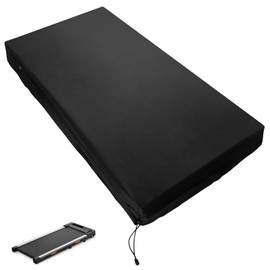 Xxerciz Walking Pad Cover, Oxford Under Desk Treadmill Cover, Waterproof Dust-Proof Protective Treadmill Cover with Drawstring for Home Treadmill Office Under Desk (50 * 21 * 4.6 Inch), Black
