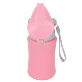 Taza de Orinal para bebé, Taza de Entrenamiento de Orina Portátil a Prueba de Fugas de PP para Emergencias (rosa para niña)
