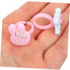 Gadpiparty 200 pcs Cartoon Ring Ring Rings for Kids Plastic