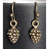 Little Bronze Pinecone Earrings Nature Jewelry Earrings for Women #3298FE332