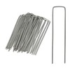 Relaxdays Securing Pegs Set of 25, Stainless, Bevelled Tips, Drive