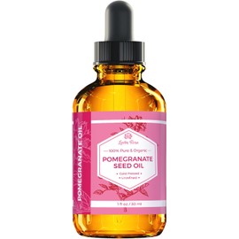 Leven Rose Aceite de Semilla de Granada Prensado en Frío, Puro y Sin Refinar, Frasco con Gotero 30 ml