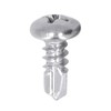 200Pcs Self Drilling Screw Stainless Steel Round Head M4.8x13 Fastener