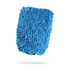 Adam's Chenille Car Wash Mitt - Premium Soft Microfiber Washing Glove for Car Cleaning & Detailing, Safe, Scratch-Free for Auto, Truck, RV, Motorcycle & More (Blue, 1pk)