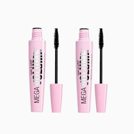 wet n wild Mega Volume Waterproof Mascara, Very Black C157A - 2 PACK