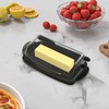 Butter Dishes with Lid for Countertop Refrigerator, Plastic Butter Dish