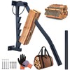 Meyoppm Wall Mounted Firewood Splitter, Firewood Splitter Mounted with Safety