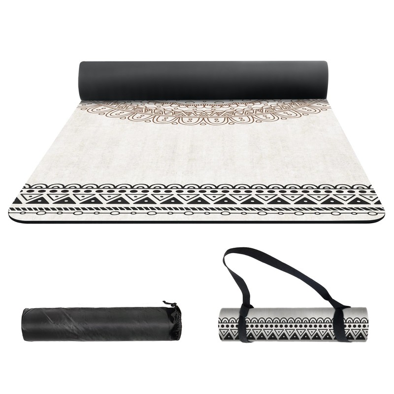 nuveti Yoga Mat Print Extra Thick TPE Non Slip Fitness