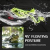 Weedless Topwater Frog Lures - 5PCS Hollow Body Frog Lures