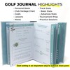 MORE PARS Golfer Journal with Pen & Leather Pouch |