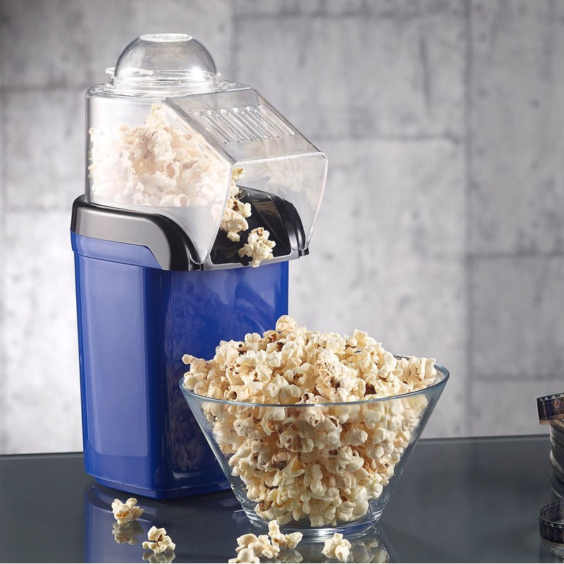 Rosenstein & Söhne Popcorn Machine: XL Hot Air Popcorn Machine