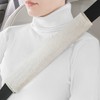 LACDL Extra Long Seatbelt Covers Super Soft Furry for Adults