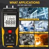 Manometer HVAC, ±36.80kPa Digital Manometer, Handheld Gas Pressure Tester, Dual-Port