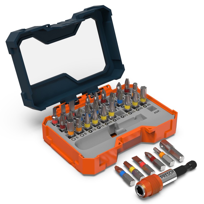 Presch Screwdriver Bit Set 32 ​​Pieces - Screwdriver Bits -