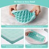 Food-grade Silicone Ice Cube Tray with Lid and Storage Bin