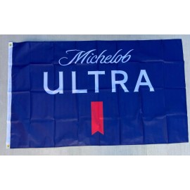 Michelob Ultra Flag 3x5 ft Beer Bar Decor Man Cave Garage Banner Golf