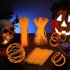 YOFOBU 500PCS Orange Glow Sticks Bulk 8" Glowsticks Bracelets Necklaces