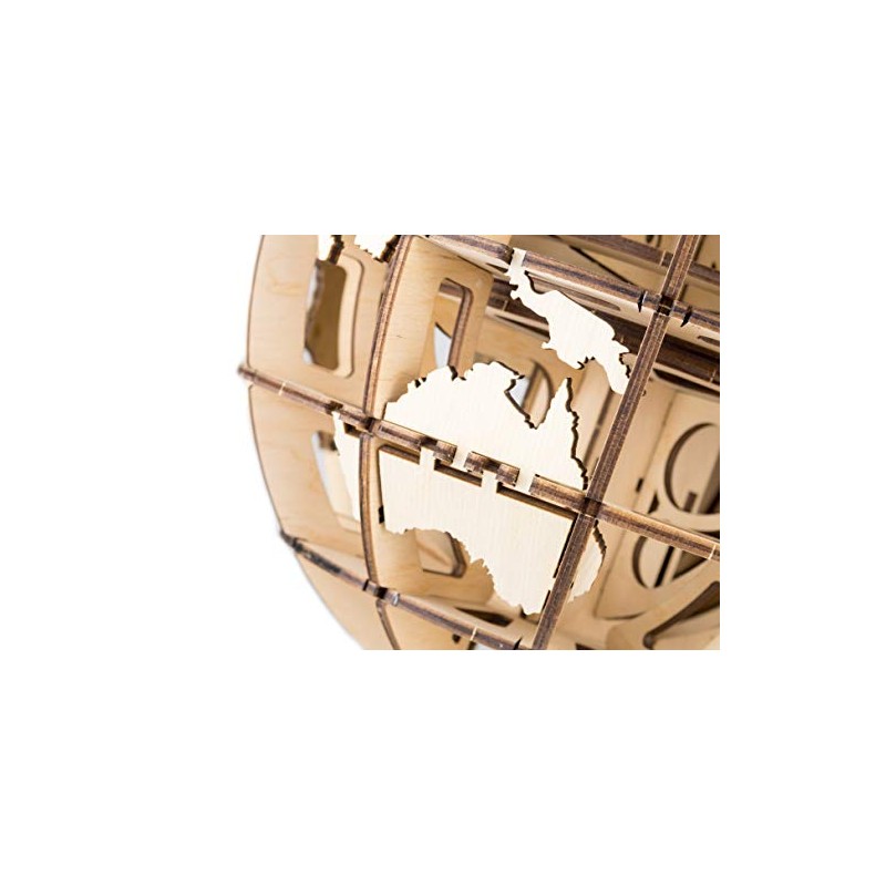 Wise Elk Wooden Mechanical Construction Set Globe