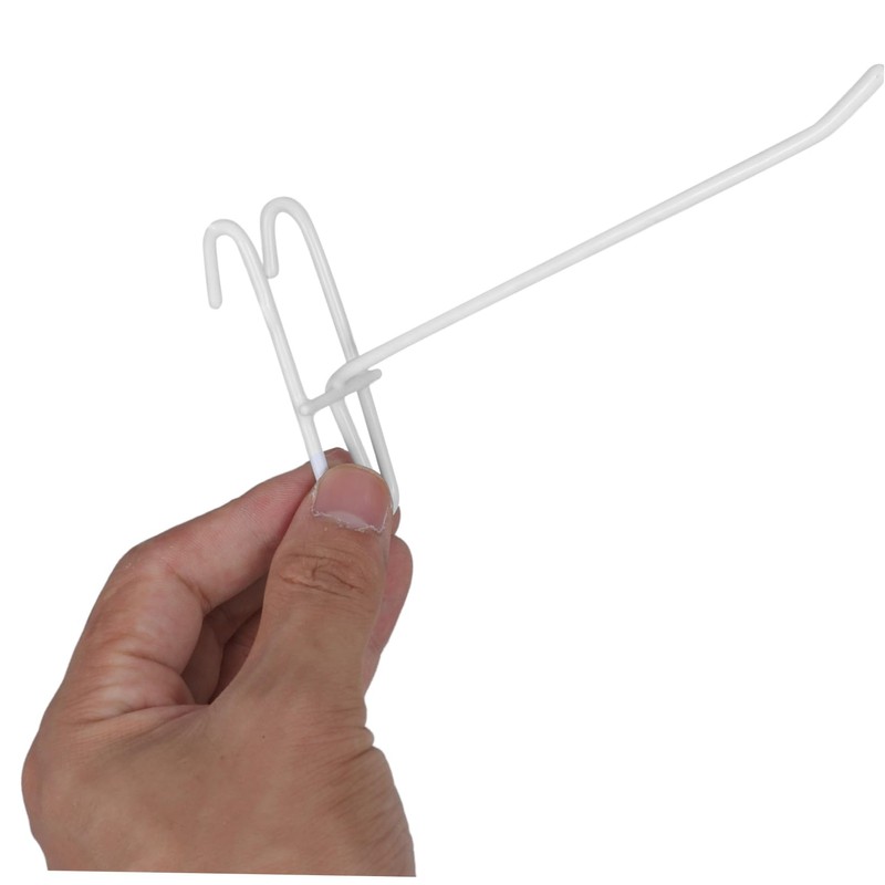 Tofficu 4sets Practical Iron Hooks for Household Grid Wall Display