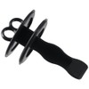 Upluckey Sink Stopper 2PCS Black Clean Plastic Drain Stopper Durable