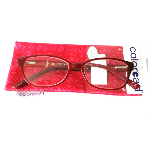 Foster Grant New FOSTER GRANT Coloread EVALINA Pink Women's Reading