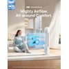 Dreo Tower Fan for Bedroom, 25ft/s Smart Standing Fans, 90°