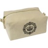 'Ornate Royal Seal' Canvas Wash Bag/Makeup Case (CS00042255)