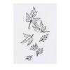 'Falling Leaves' Temporary Tattoo - Water Resistant, Skin-Safe, Non-Toxic Transfer