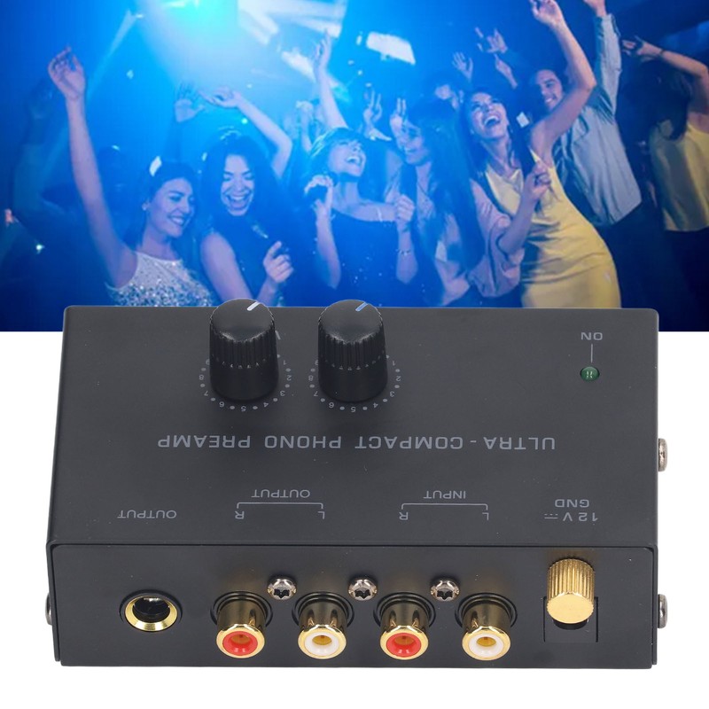 Professional Sound Mixer PP500A Vinyl Record Player Preamplifier Active RIAA