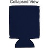 Beer Proof Collapsible Can Coolie Navy Blue