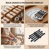 100Pcs Black Handmade Food Baking Seal Stickers for Pastry Wrapping
