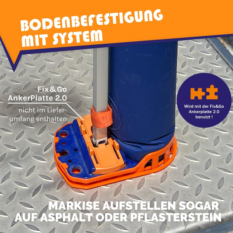 Peggy Peg Fix&Go Tube Ballast Weight for Awning Feet 10