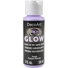 Americana Glow in The Dark Paint 2oz-Purple