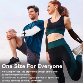 zxbaers 4 Pairs Faith Cross Arm Sleeve Christian Bible Verses Baseball Arm Sleeves Religion Oversleeve for Baseball Basketball