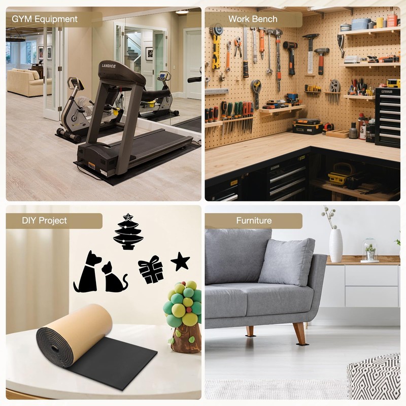 Sponge Neoprene Foam Padding Rubber Sheets with Adhesive Foam Sheet