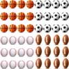 Blulu 48 Pack Sports Stress Balls for Kids Mini Footballs