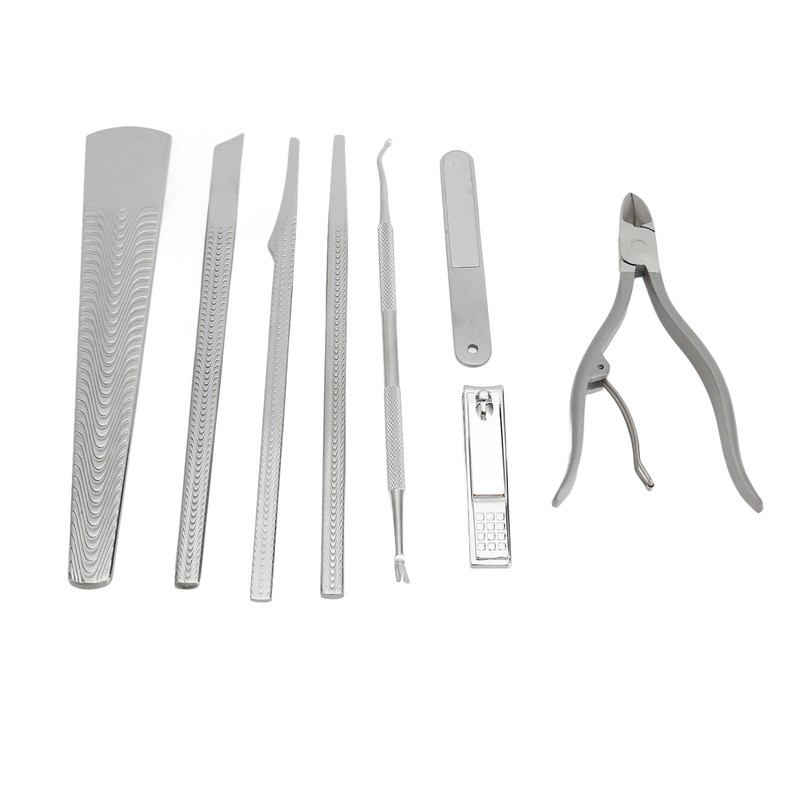 8Pcs Pedicure Knife Stainless Steel Dead Skin Remover Portable Foot