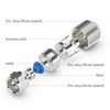 sonero, F-Stecker für Sat-Kabel, Antennen-Kabel, Koaxial-Kabel mit ⌀ 6,5 -