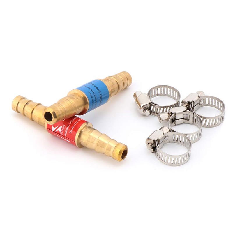 Ocobudbxw 2pcs Pipe Flashback Arrestors Of Acetylene Liquefied Gas Propane