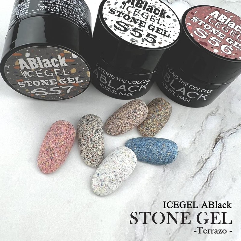 ICE GEL ABLACK Stone Gel S55 0.1 oz (3 g)
