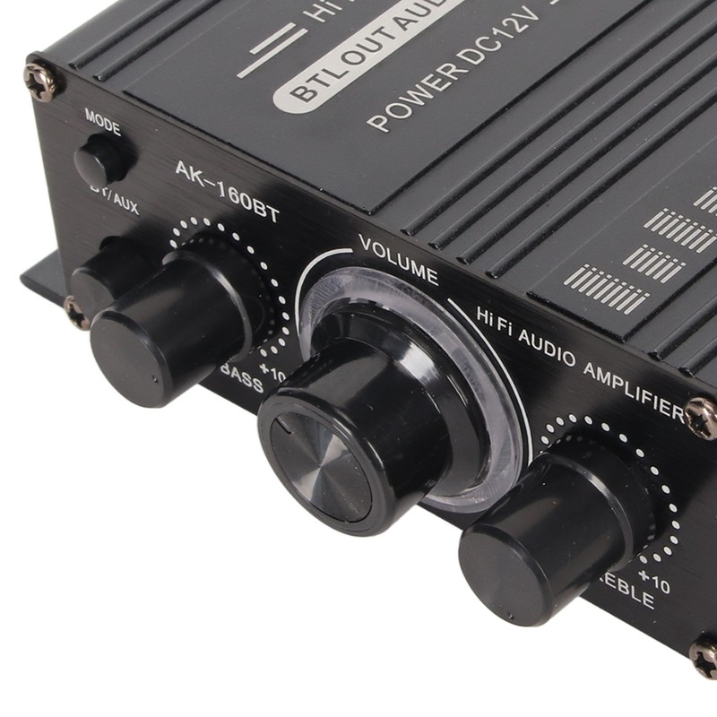 Bluetooth 5.0 Power Amplifier Clear Sound Quality Aluminium Alloy 20Hz